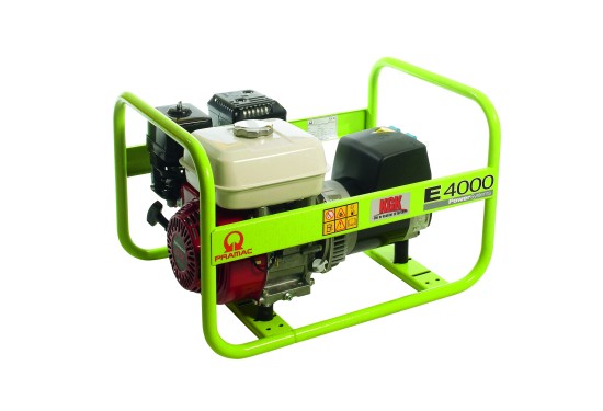 E4000SHHPI Bensindrevet strømaggregat Pramac